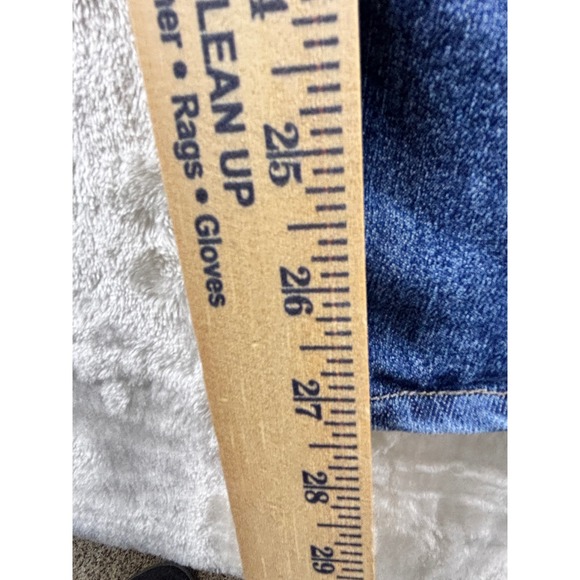 Lee Jeans Womens 14 Short Blue Med Wash High Rise Relaxed Straight Leg - Picture 8 of 8